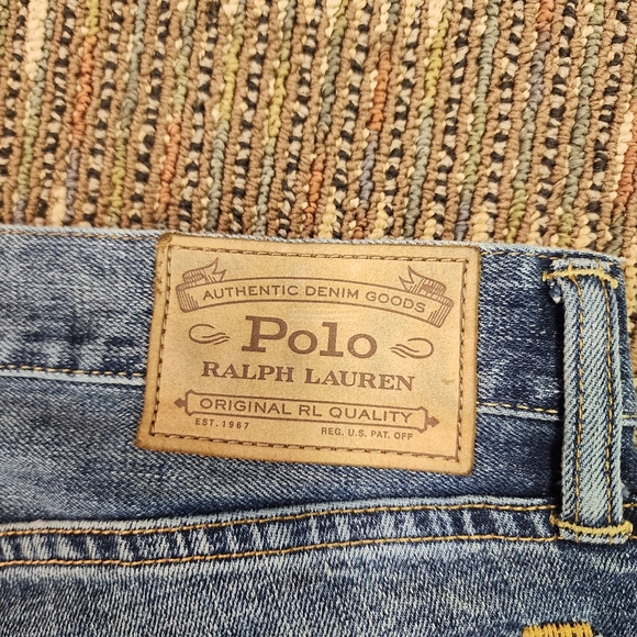 Polo Ralph Lauren Sullivan Slim High Rise Button Fly Jeans Size 32X32 - Picture 7 of 10
